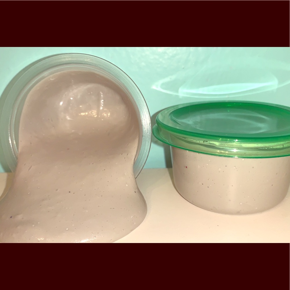 Grey clean scented fluffy slime🧼 🧽 🚿😁
